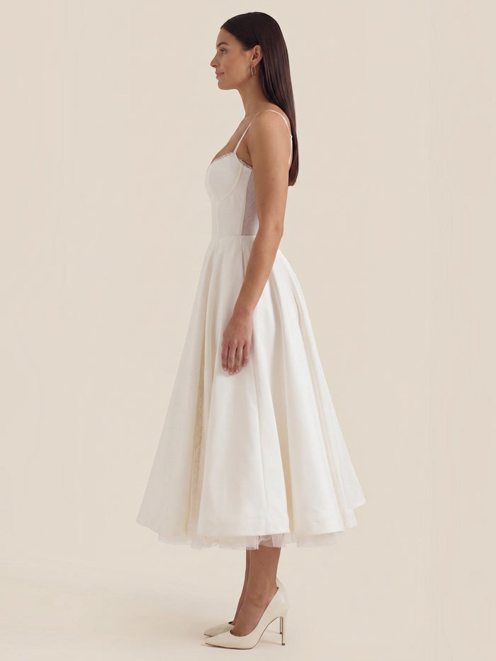 Isolde Robe Midi En Tulle
