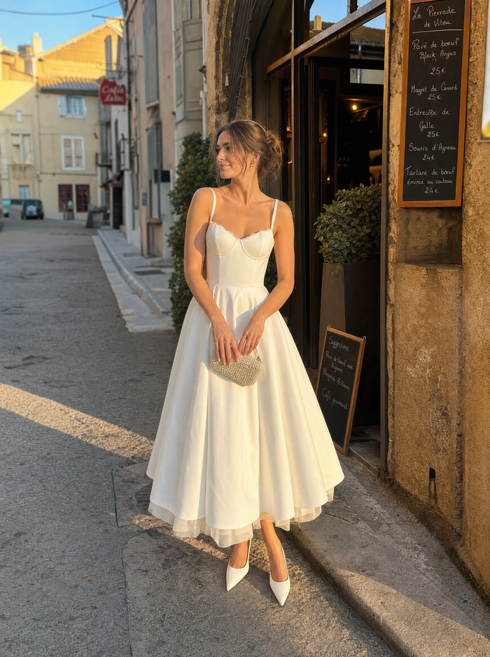 Isolde Robe Midi En Tulle