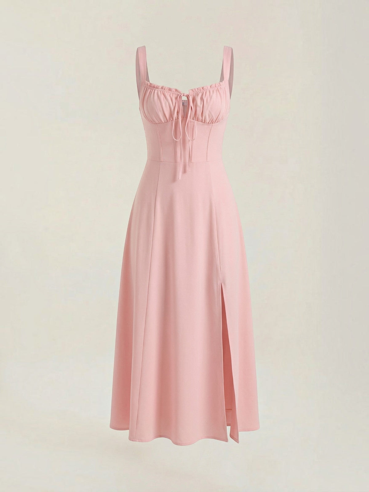 Jade Robe Midi À Lacets