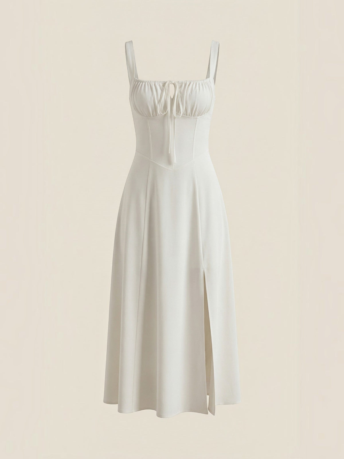 Jade Robe Midi À Lacets