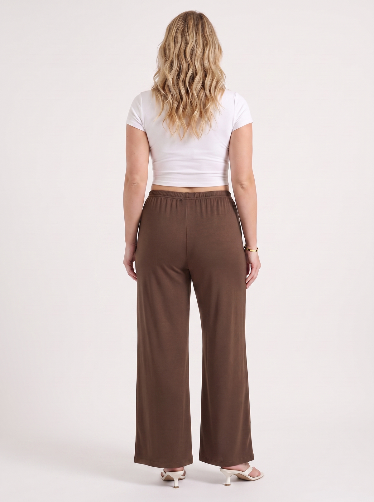 Kendra Pantalon Large À Cordon De Serrage