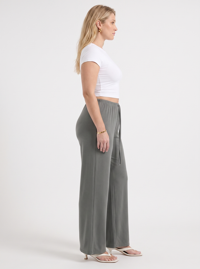 Kendra Pantalon Large À Cordon De Serrage