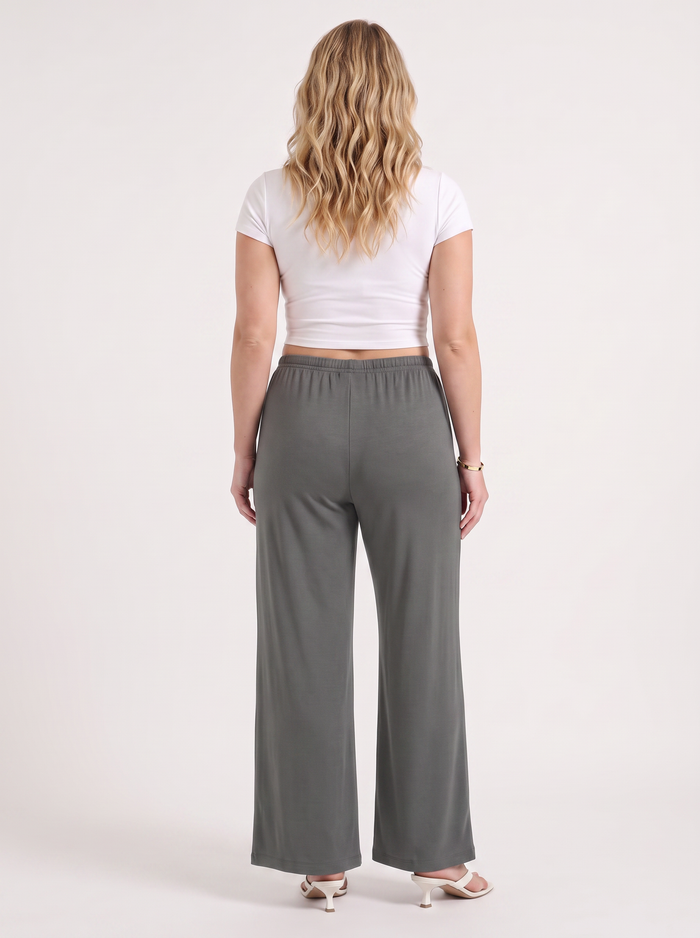 Kendra Pantalon Large À Cordon De Serrage