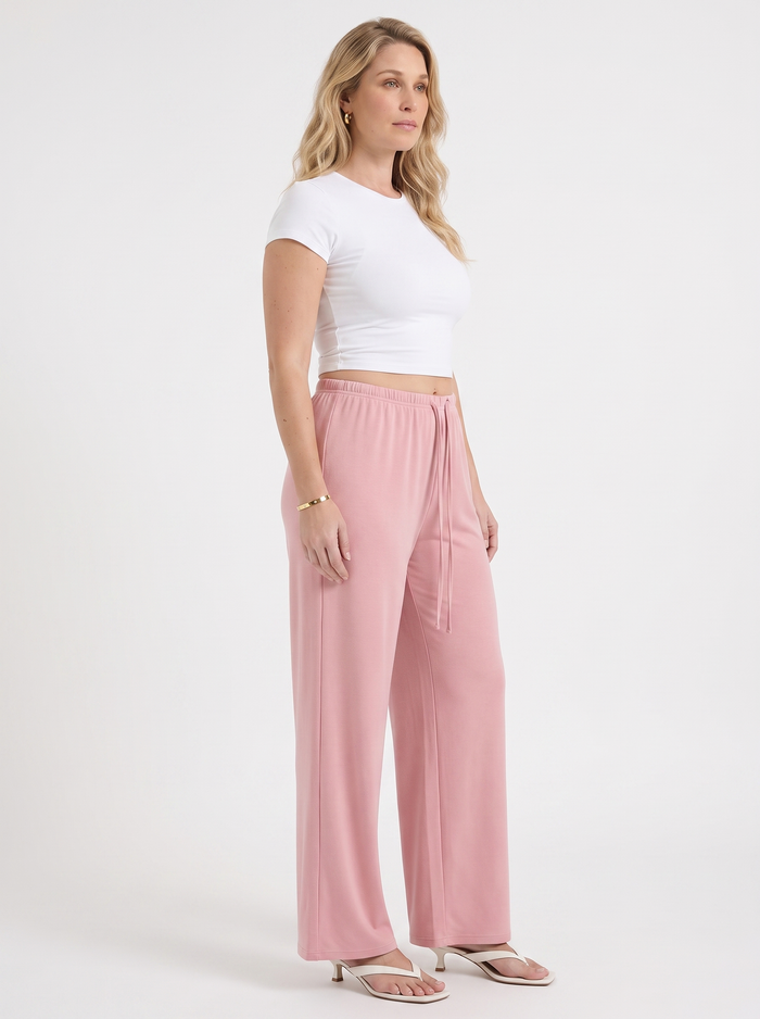 Kendra Pantalon Large À Cordon De Serrage