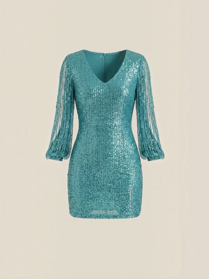 Marlene Robe Courte À Paillettes