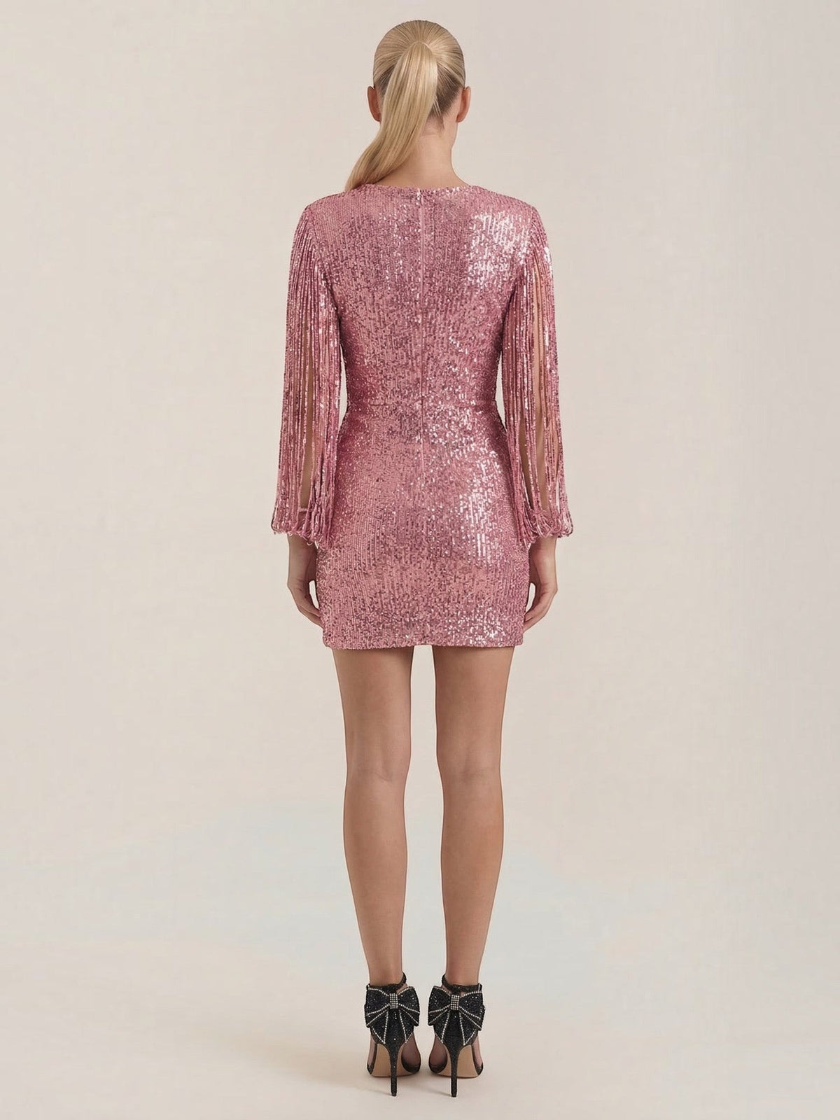 Marlene Robe Courte À Paillettes