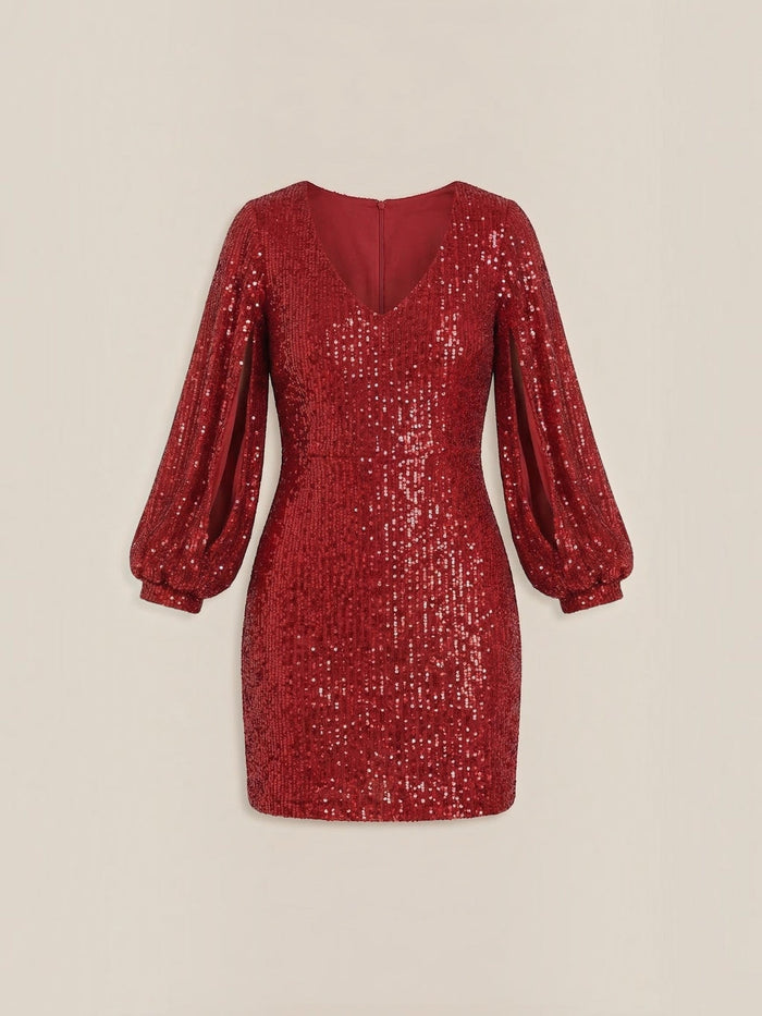 Marlene Robe Courte À Paillettes