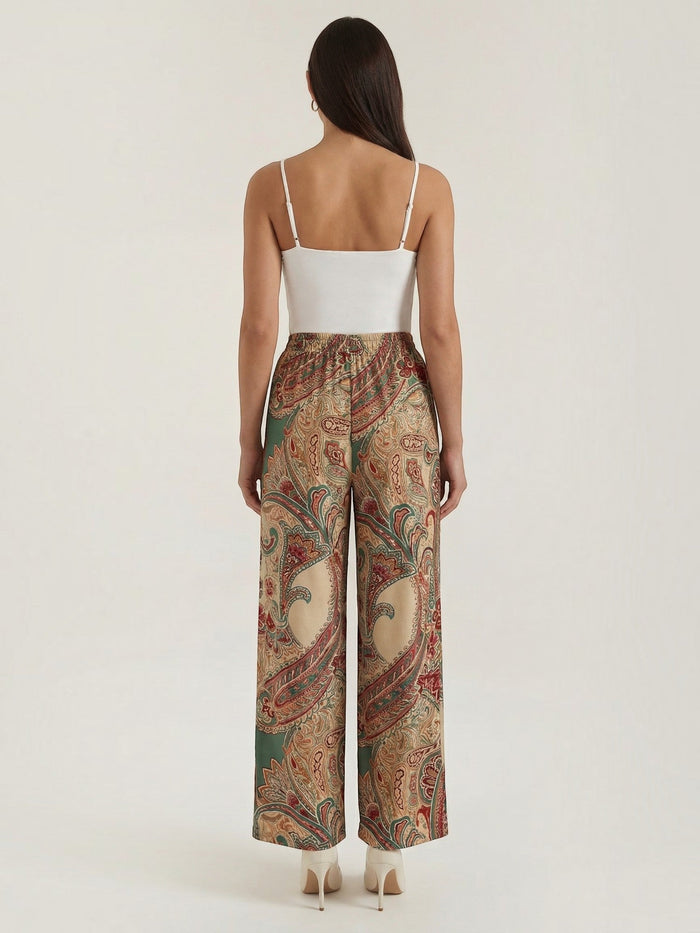 Pam Pantalon À Imprimé Paisley