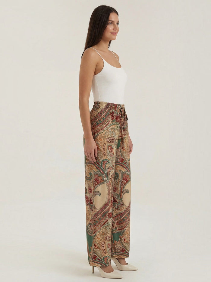 Pam Pantalon À Imprimé Paisley