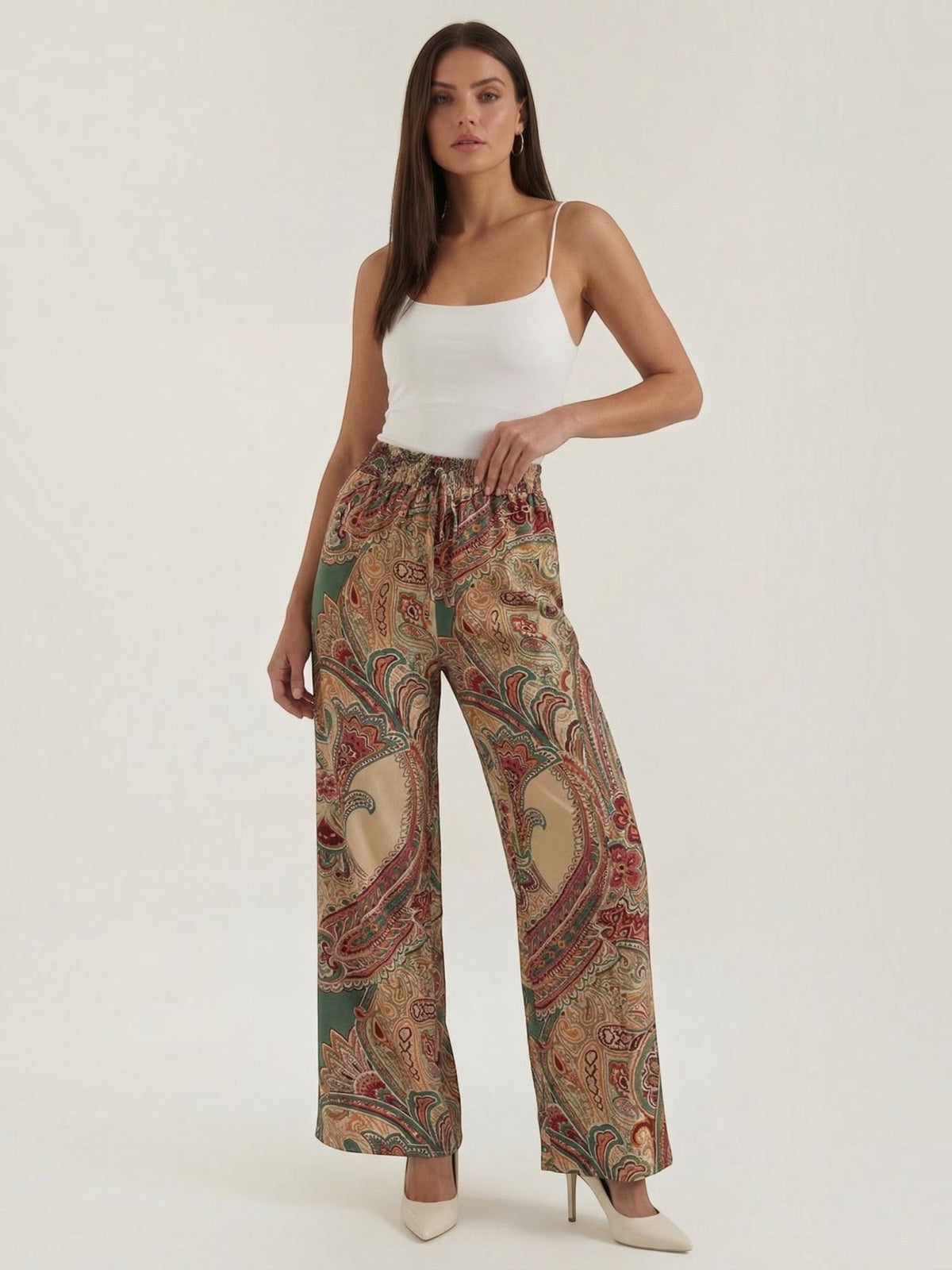 Pam Pantalon À Imprimé Paisley