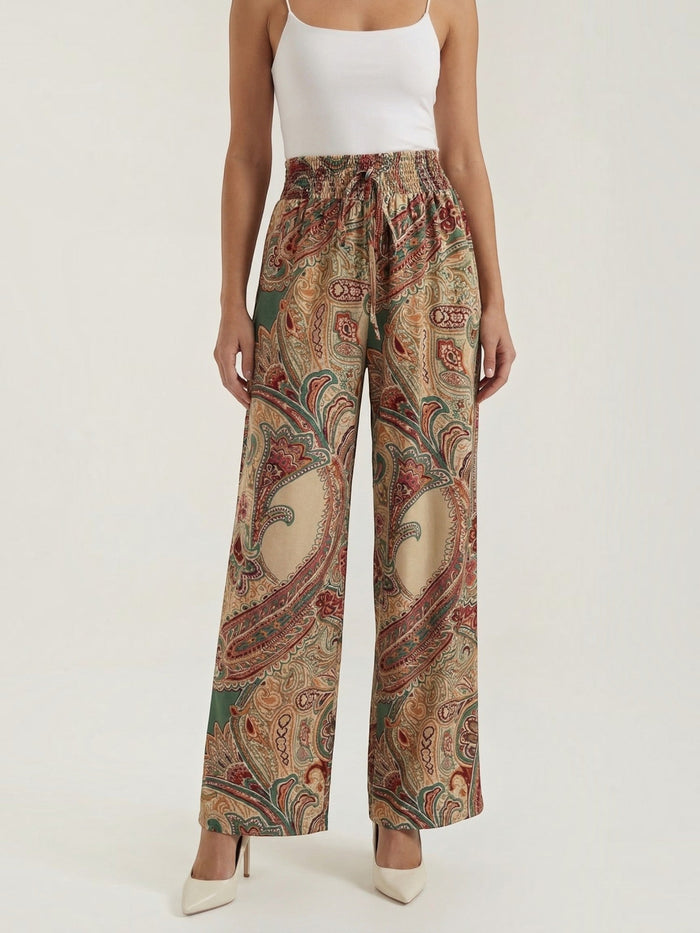 Pam Pantalon À Imprimé Paisley