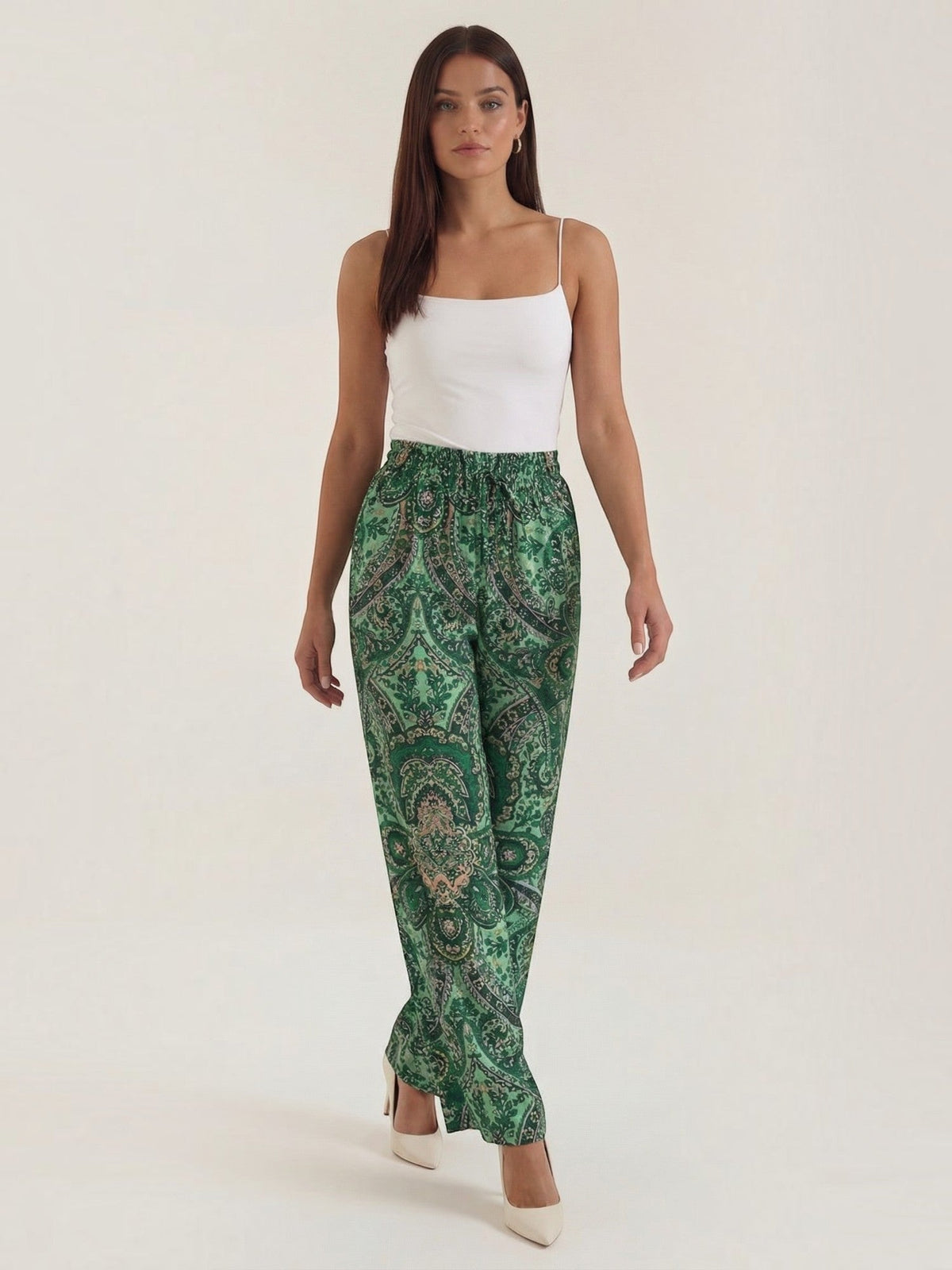 Pam Pantalon À Imprimé Paisley