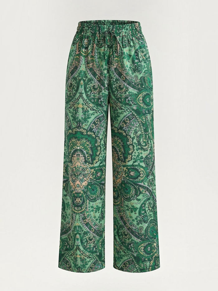 Pam Pantalon À Imprimé Paisley