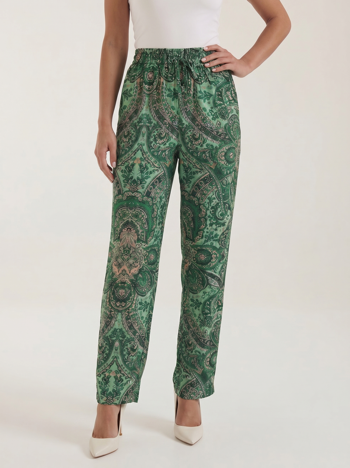 Pam Pantalon À Imprimé Paisley