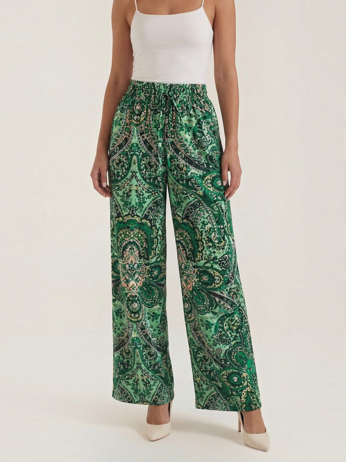 Pam Pantalon À Imprimé Paisley