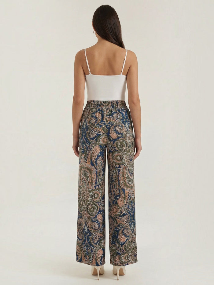 Pam Pantalon À Imprimé Paisley