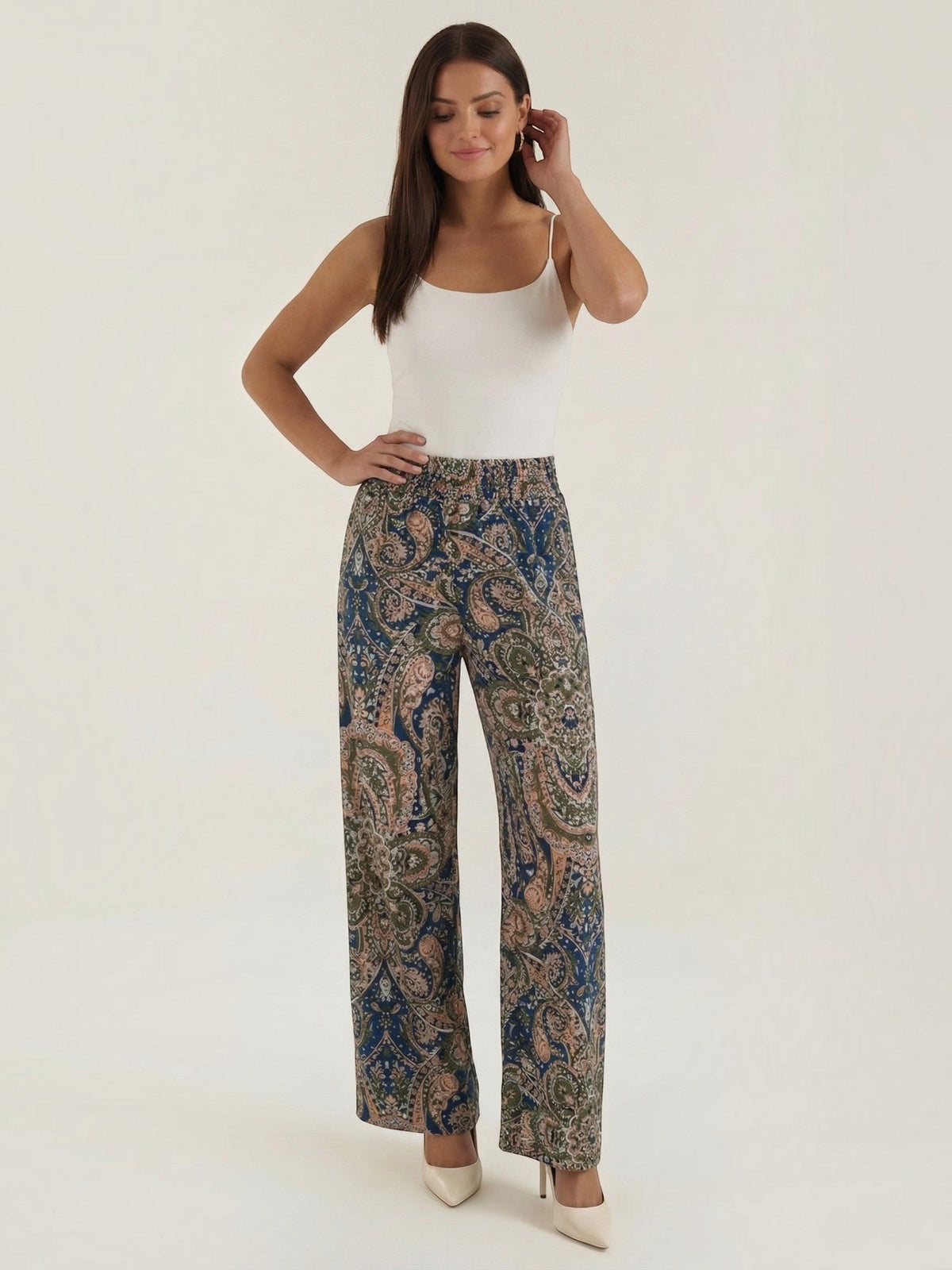 Pam Pantalon À Imprimé Paisley