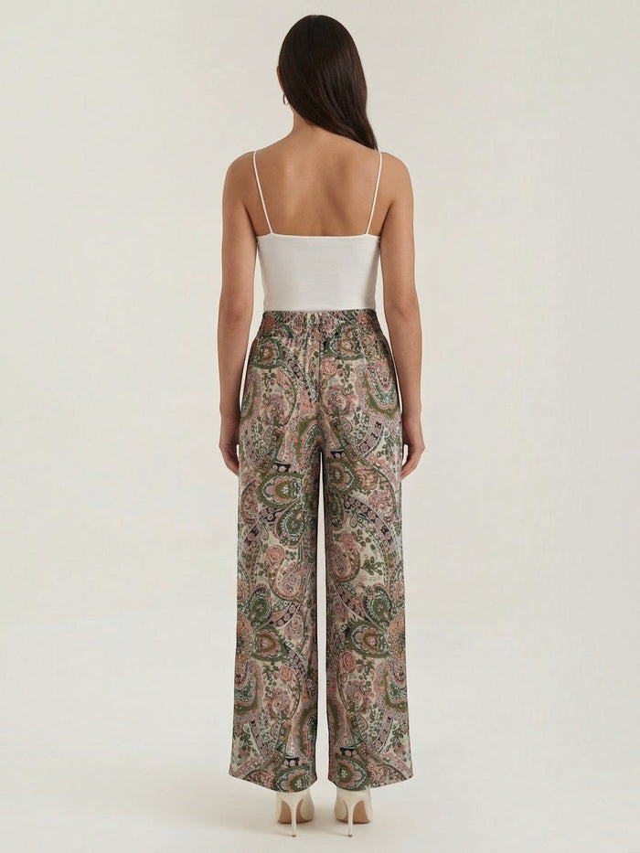 Pam Pantalon À Imprimé Paisley