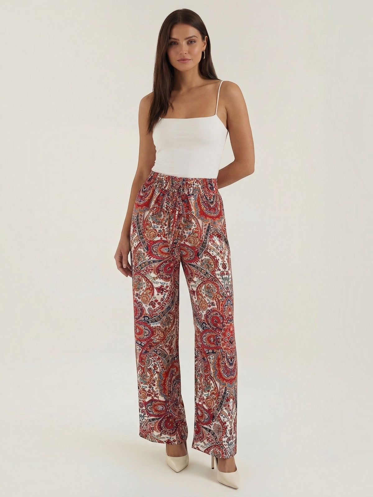 Pam Pantalon À Imprimé Paisley