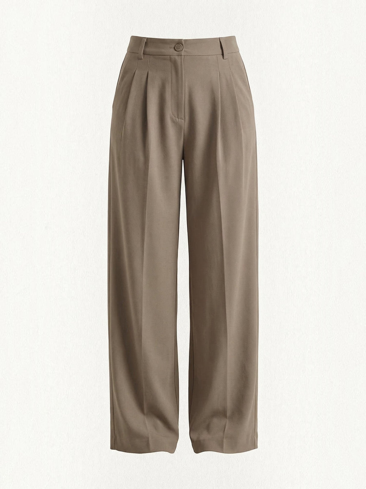 Rebecca Pantalon Taille Haute En Tissu