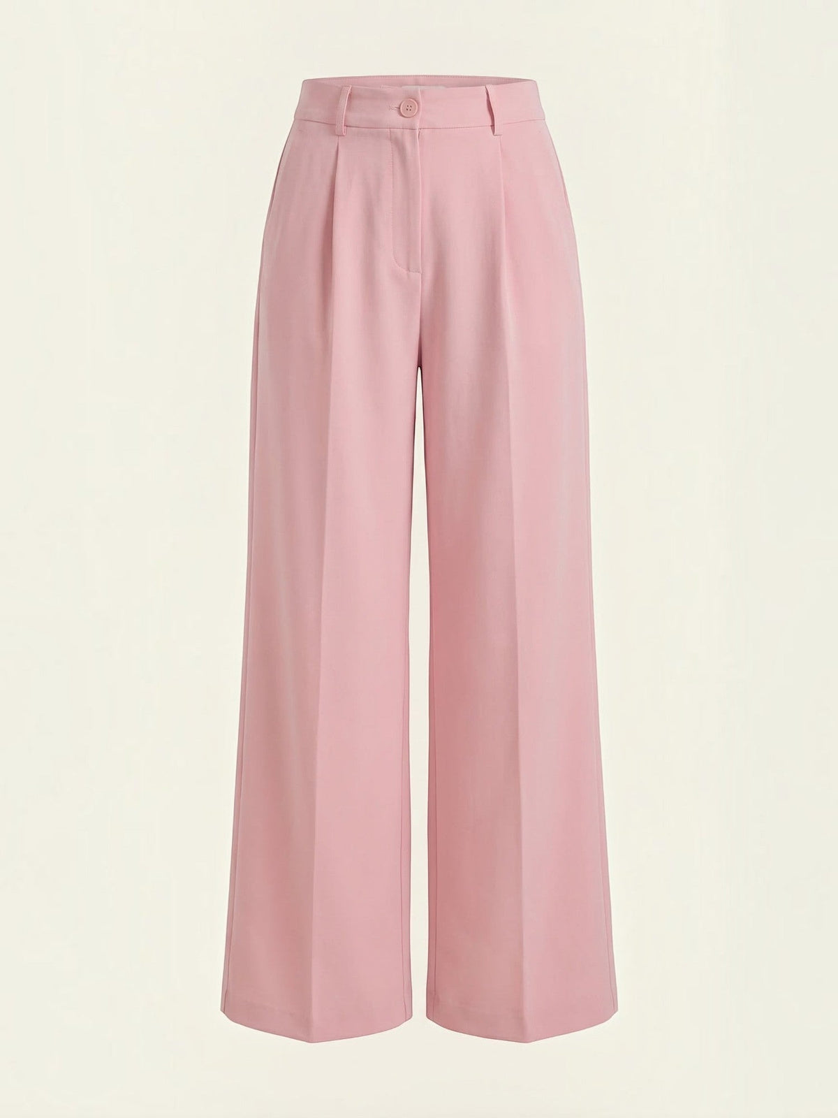 Rebecca Pantalon Taille Haute En Tissu