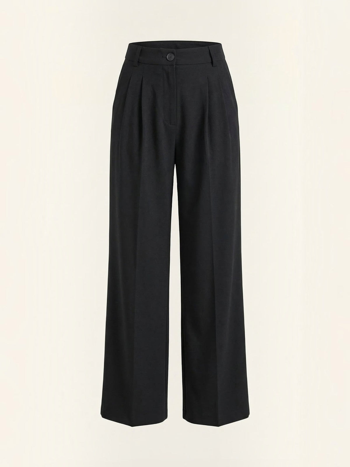 Rebecca Pantalon Taille Haute En Tissu