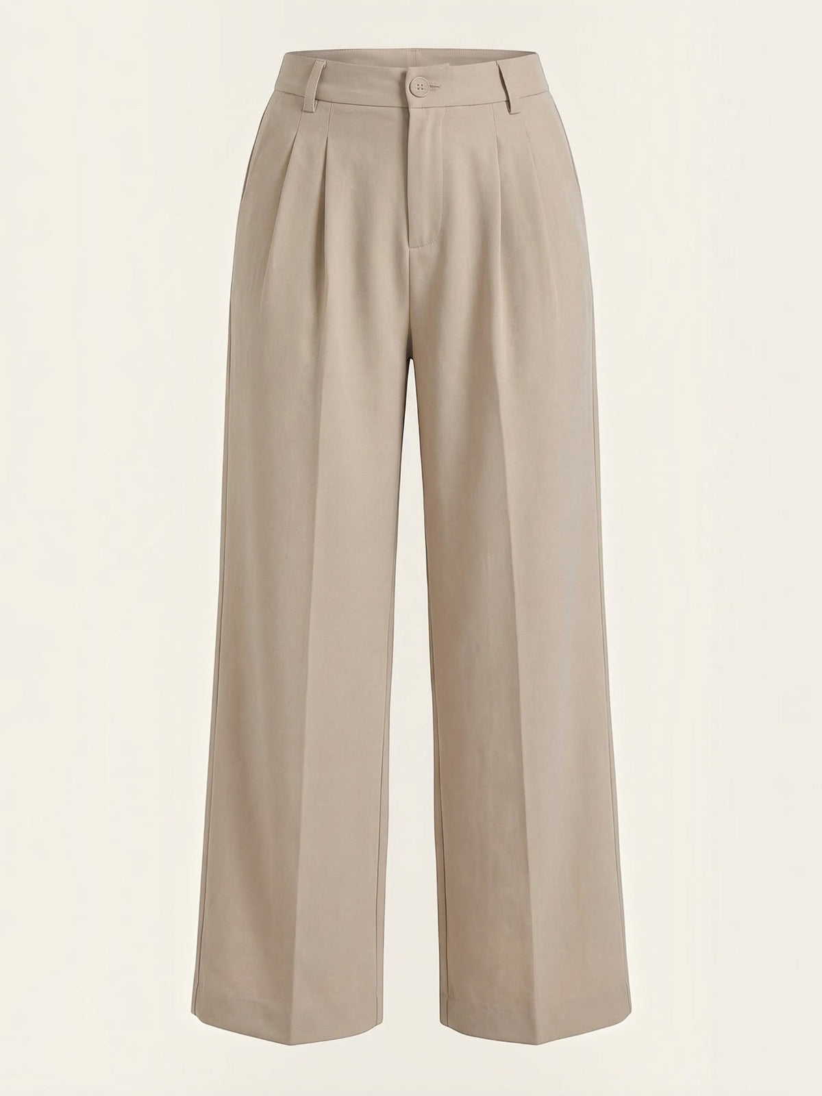 Rebecca Pantalon Taille Haute En Tissu