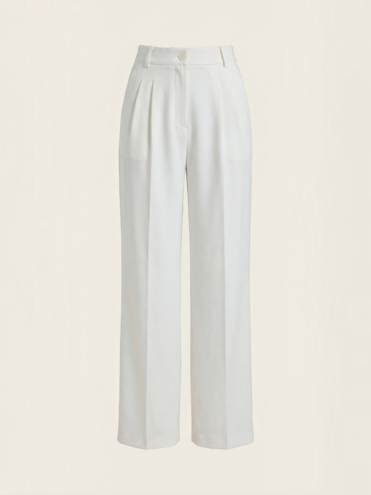 Rebecca Pantalon Taille Haute En Tissu