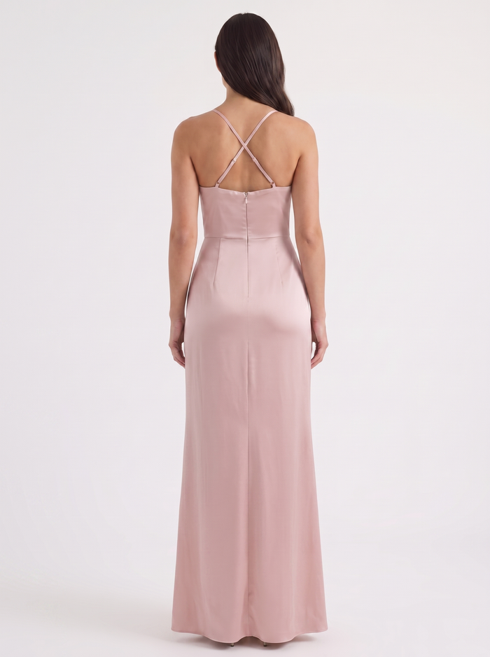 Rhiannon Robe Longue Satinée Maxi