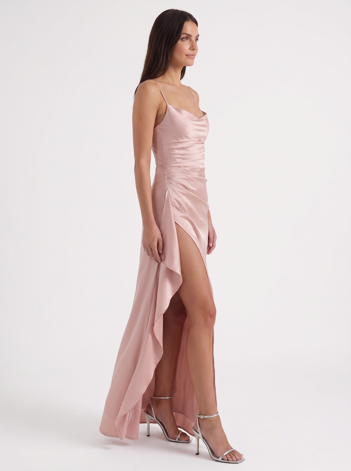 Rhiannon Robe Longue Satinée Maxi