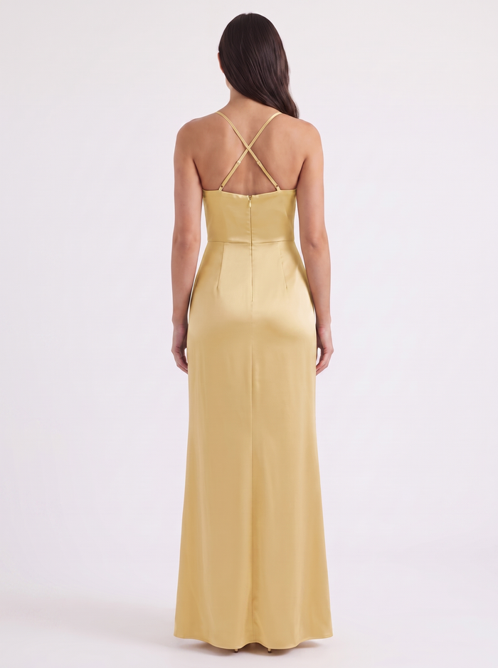 Rhiannon Robe Longue Satinée Maxi
