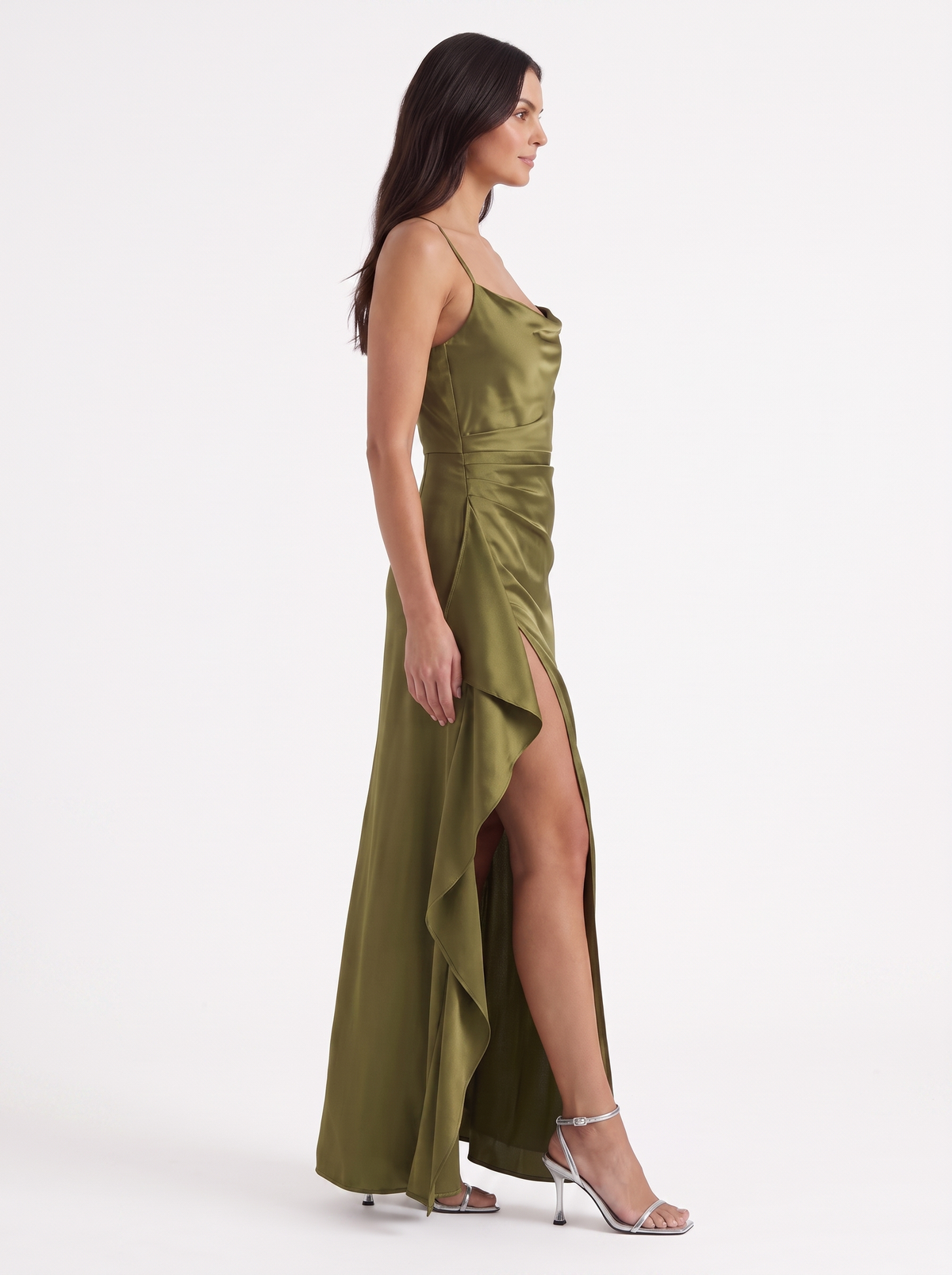 Rhiannon Robe Longue Satinée Maxi