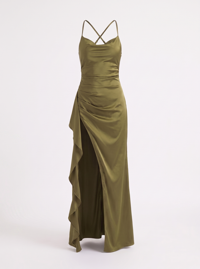 Rhiannon Robe Longue Satinée Maxi