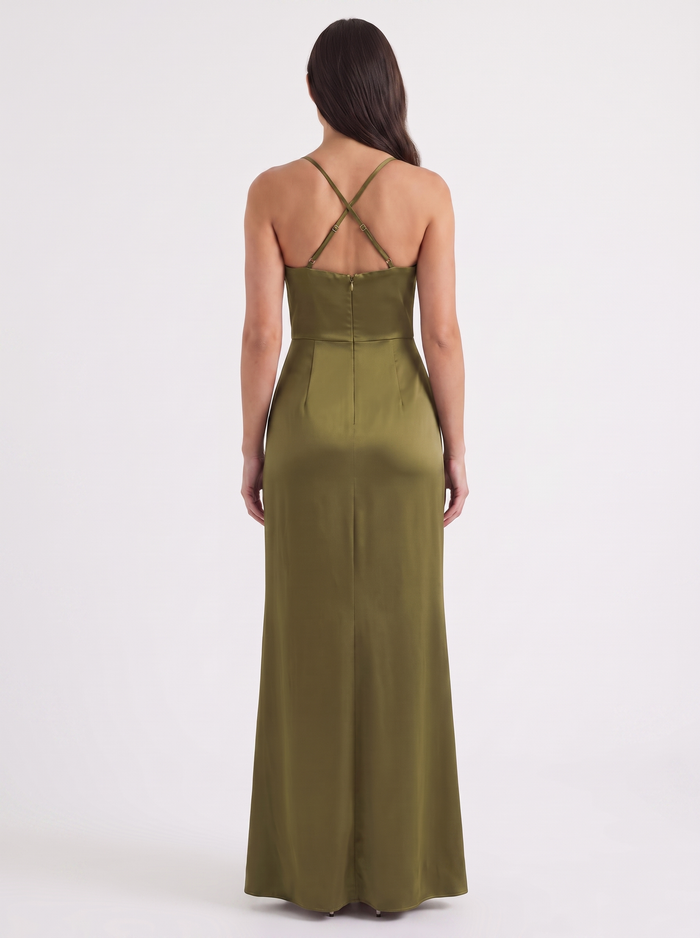 Rhiannon Robe Longue Satinée Maxi