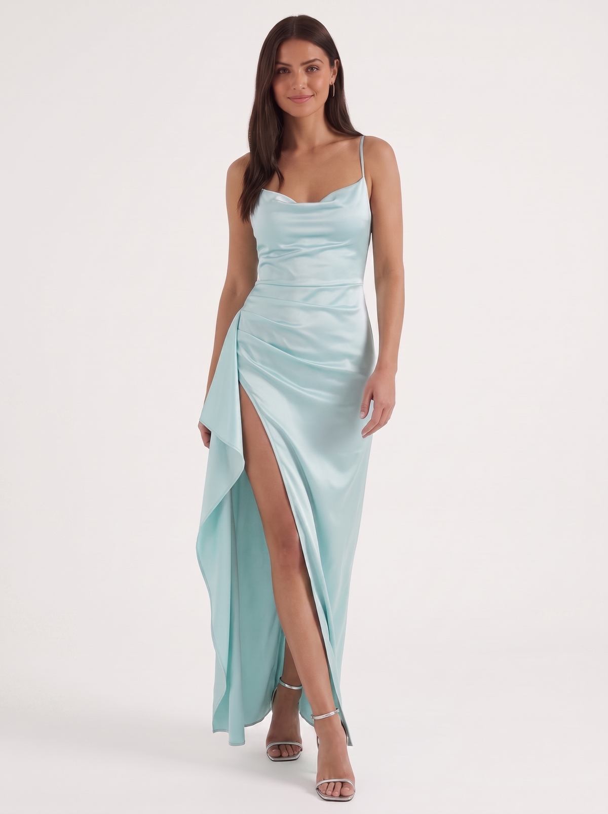 Rhiannon Robe Longue Satinée Maxi