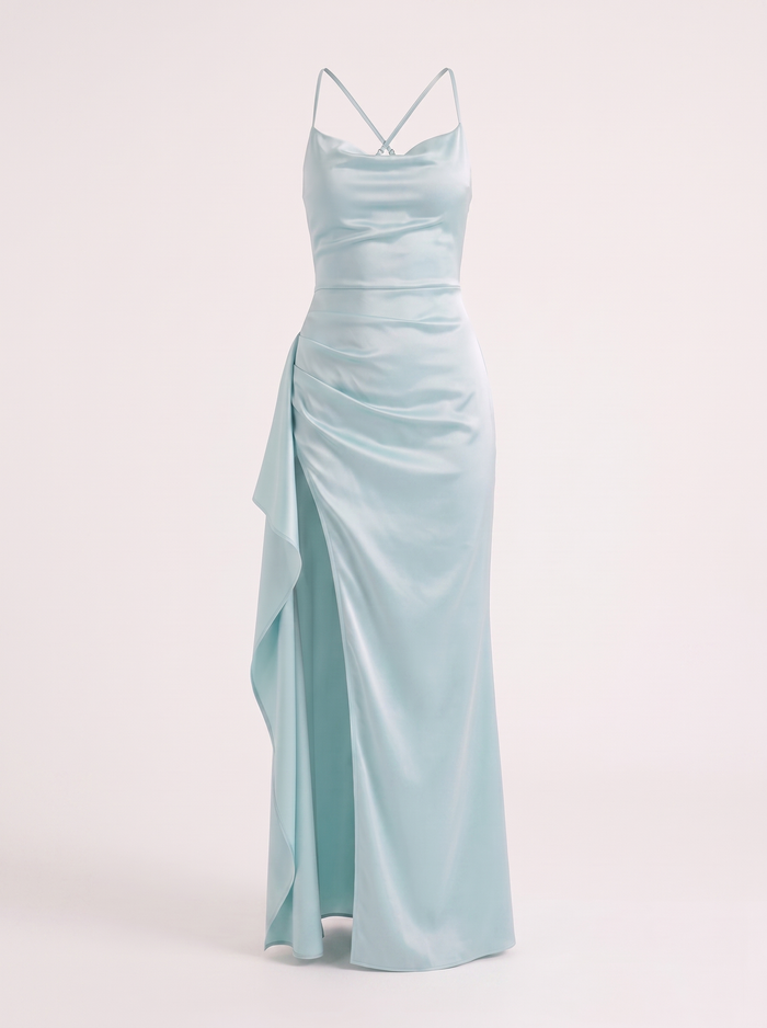 Rhiannon Robe Longue Satinée Maxi