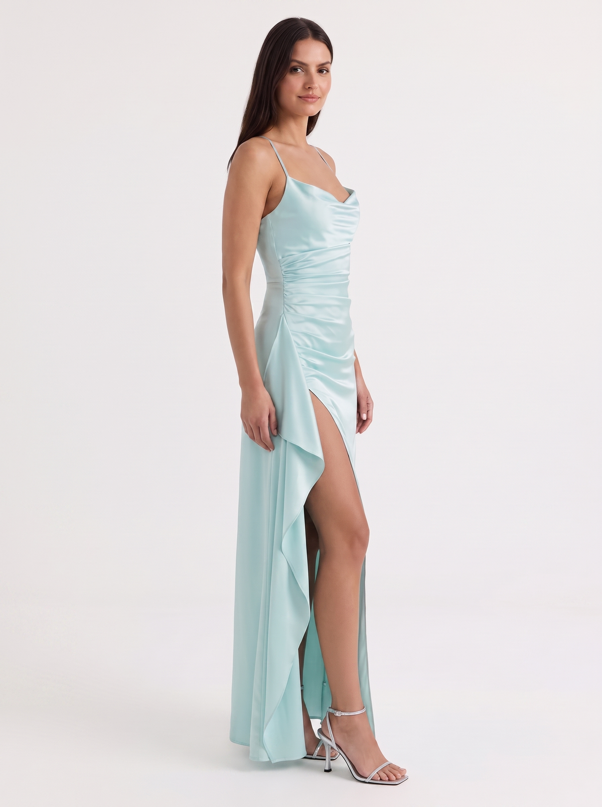 Rhiannon Robe Longue Satinée Maxi