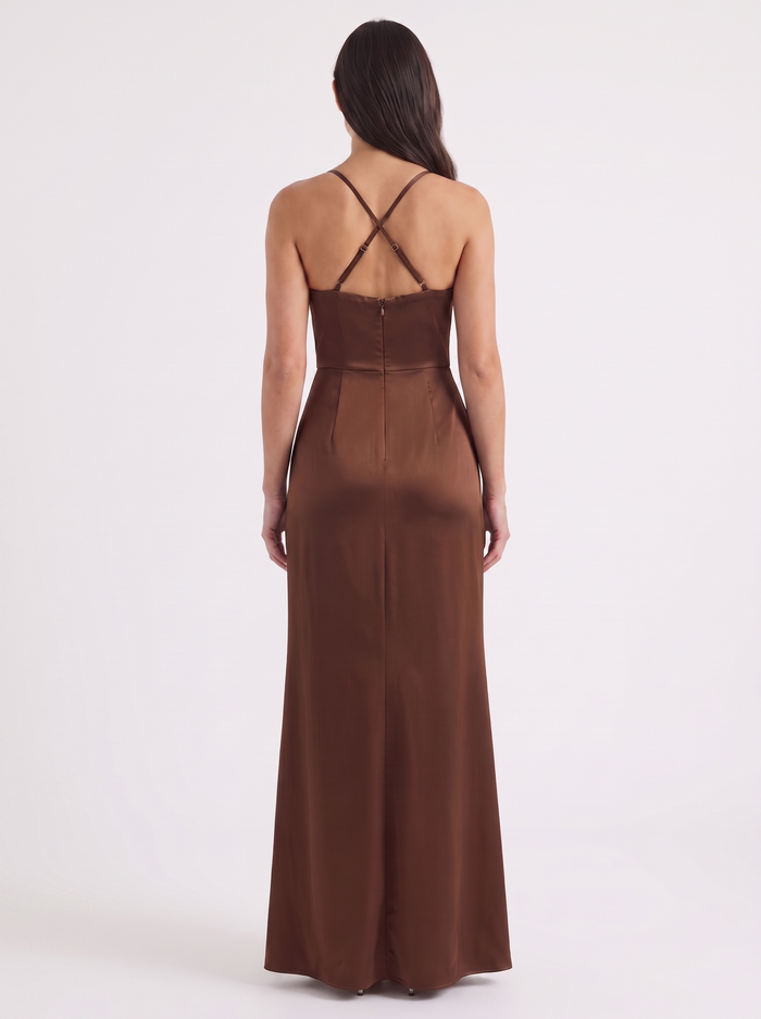 Rhiannon Robe Longue Satinée Maxi