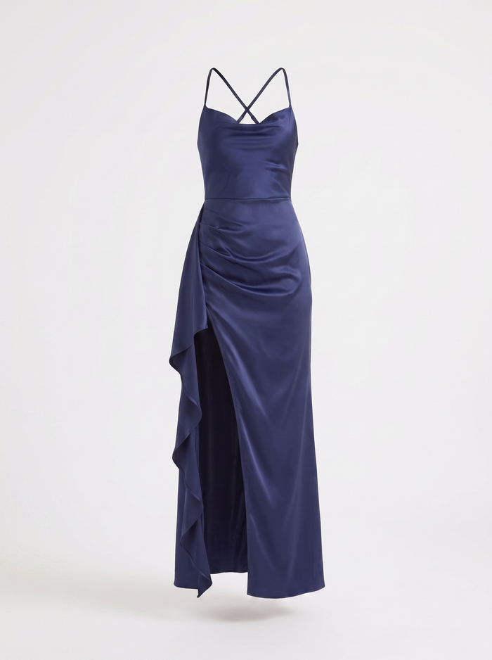 Rhiannon Robe Longue Satinée Maxi