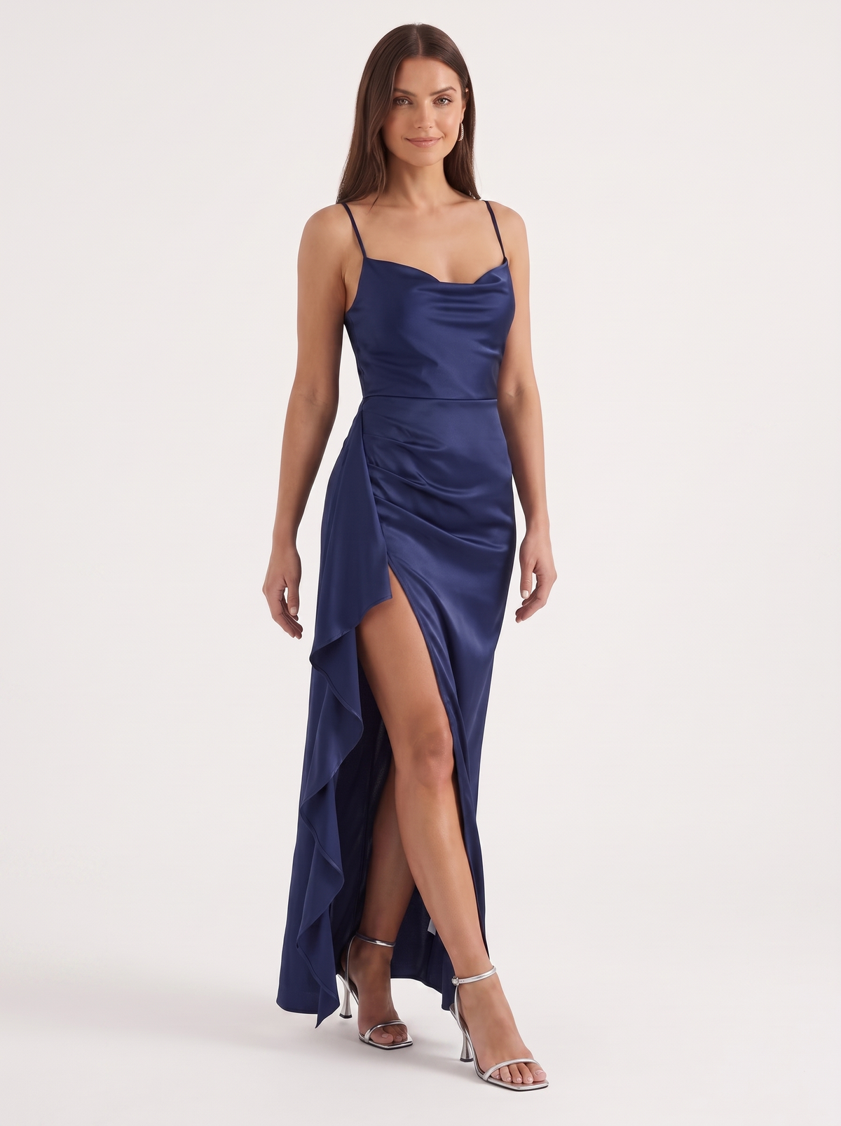 Rhiannon Robe Longue Satinée Maxi