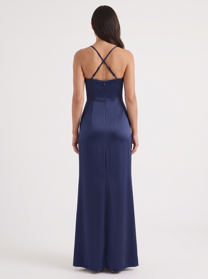 Rhiannon Robe Longue Satinée Maxi