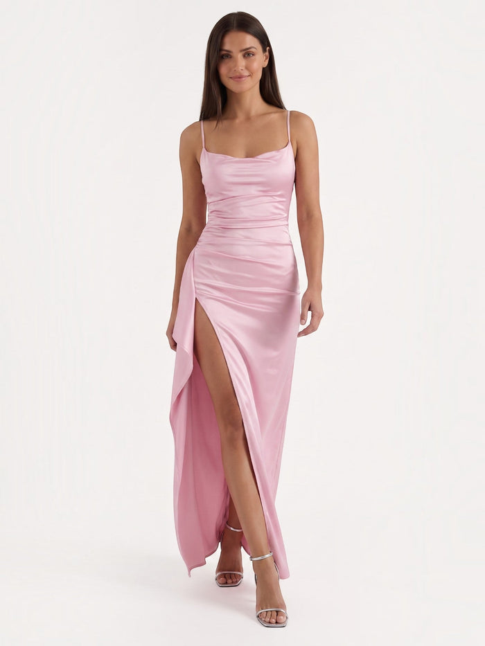 Rhiannon Robe Longue Satinée Maxi