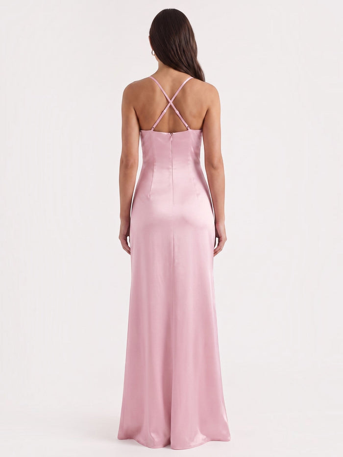 Rhiannon Robe Longue Satinée Maxi