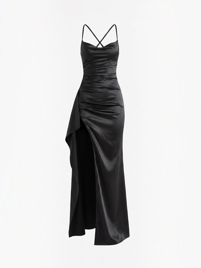 Rhiannon Robe Longue Satinée Maxi