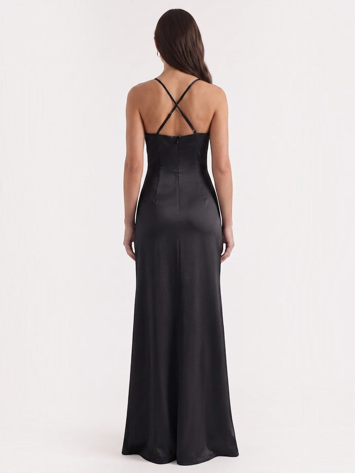 Rhiannon Robe Longue Satinée Maxi