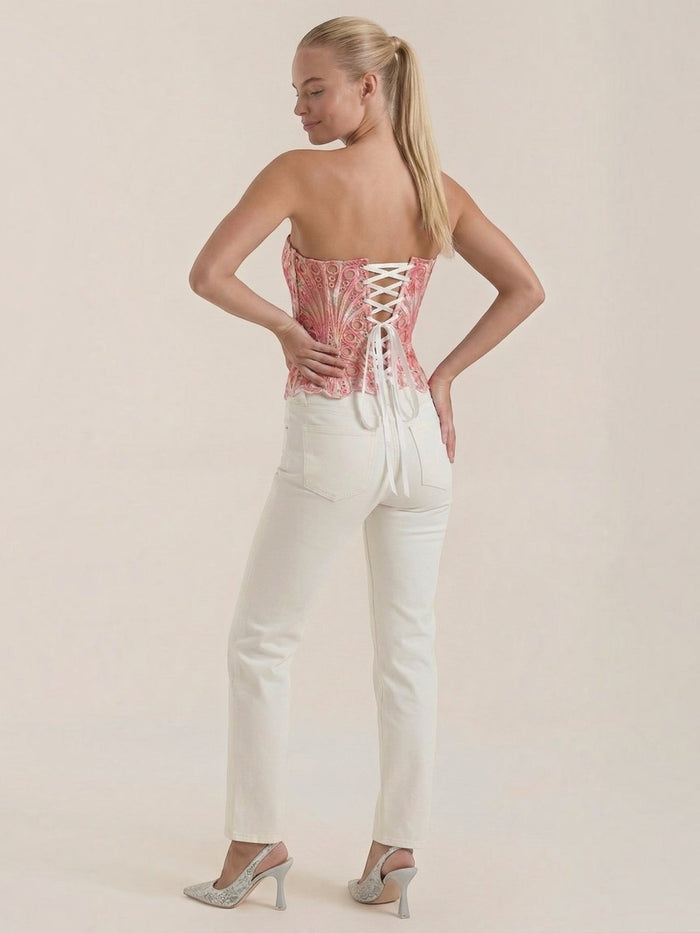 Robyn Bustier Sans Bretelles En Dentelle