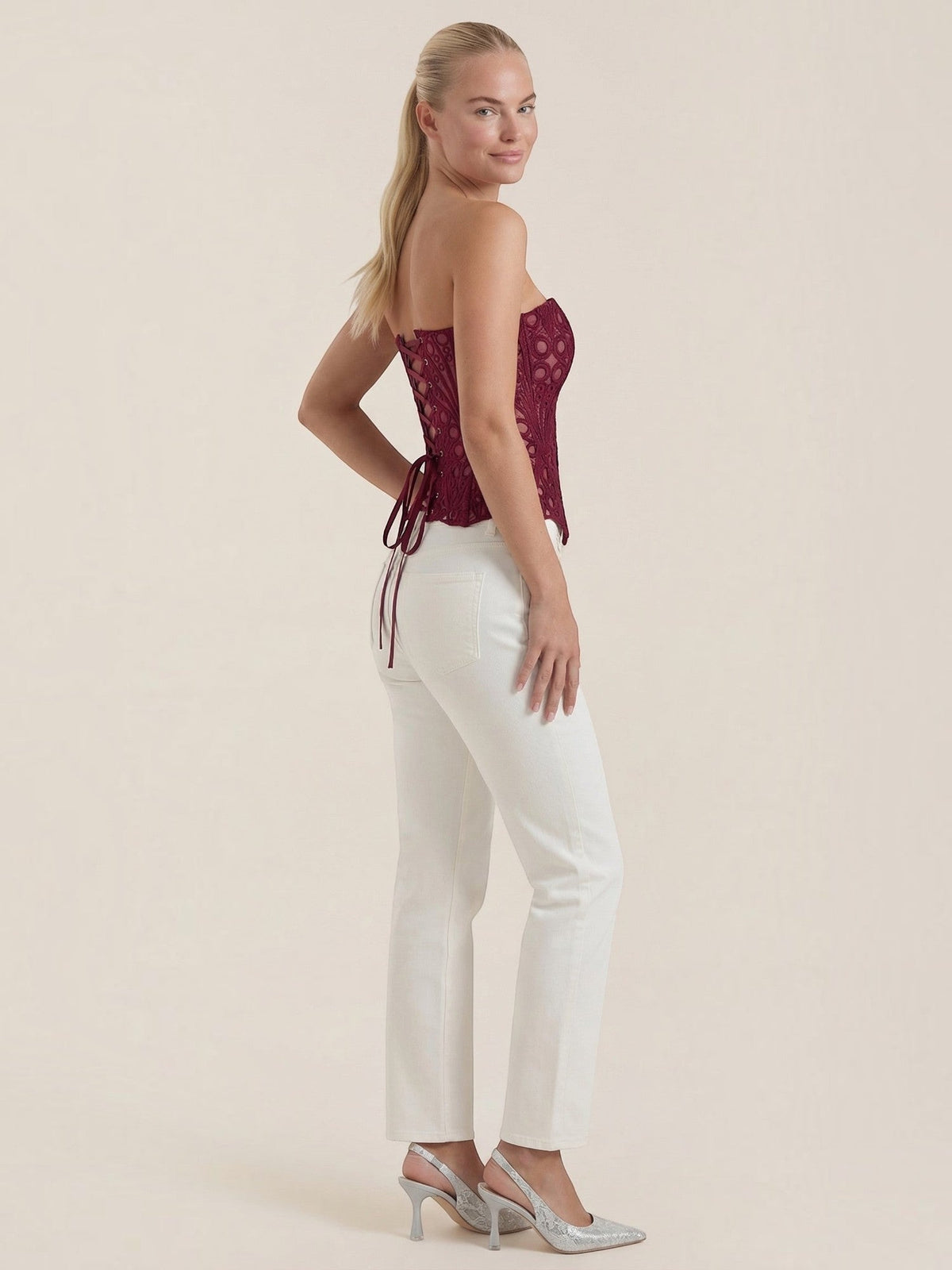 Robyn Bustier Sans Bretelles En Dentelle