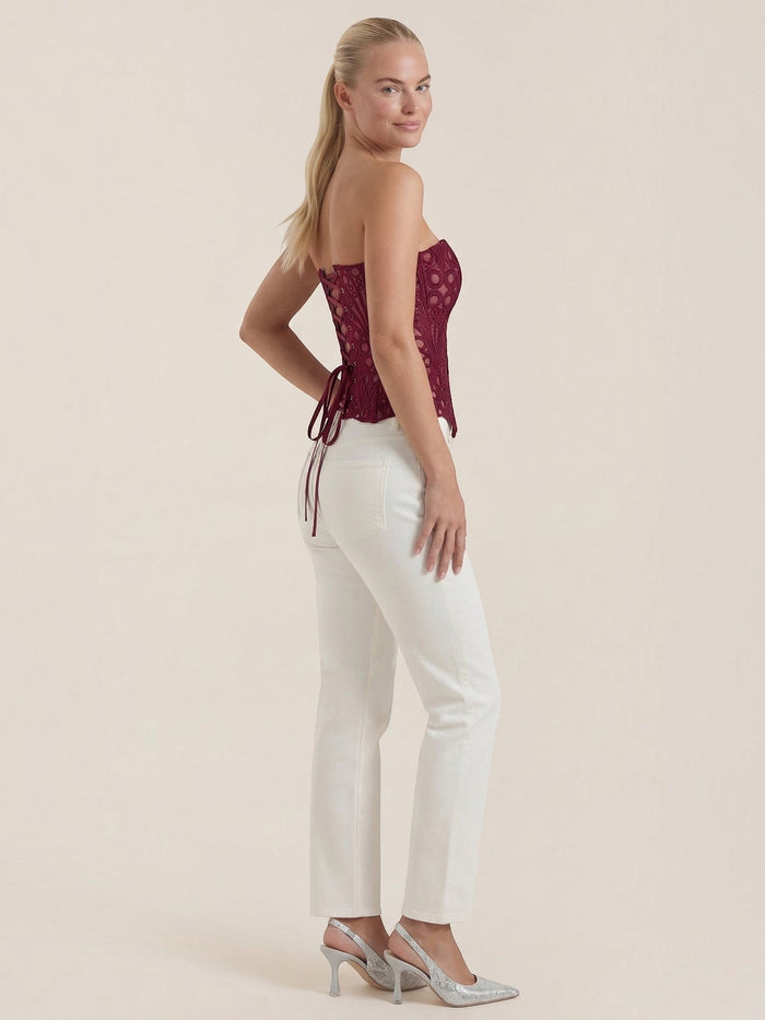 Robyn Bustier Sans Bretelles En Dentelle