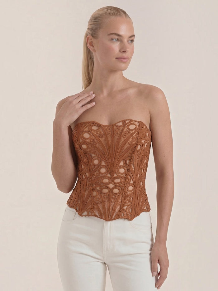 Robyn Bustier Sans Bretelles En Dentelle