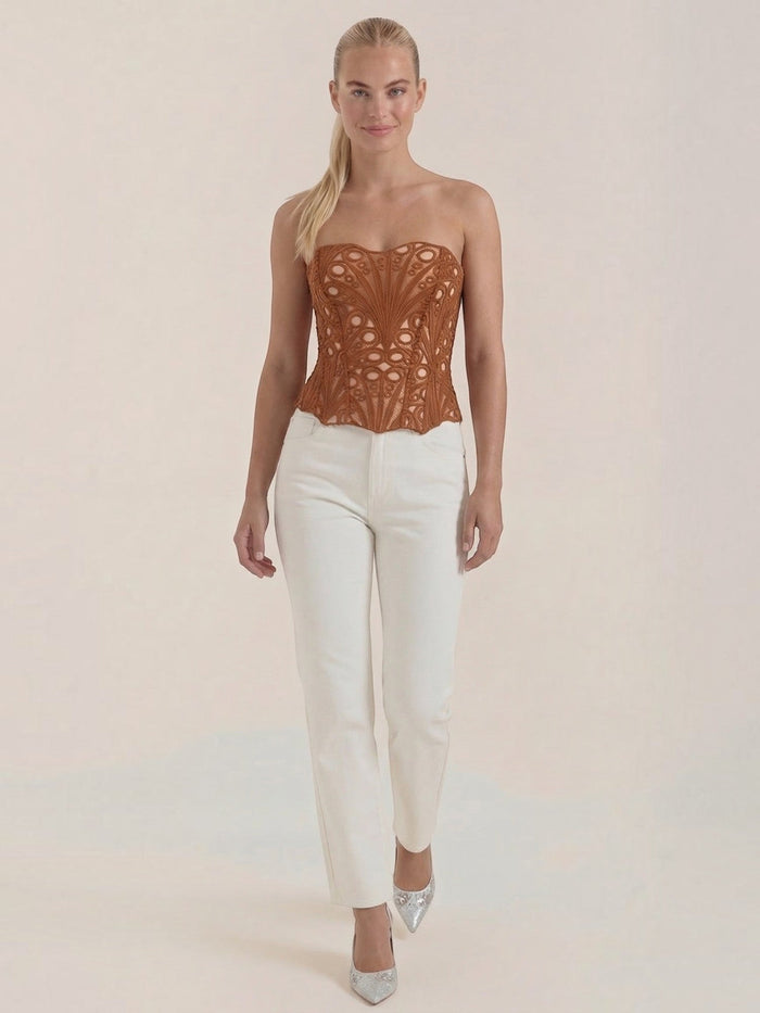Robyn Bustier Sans Bretelles En Dentelle